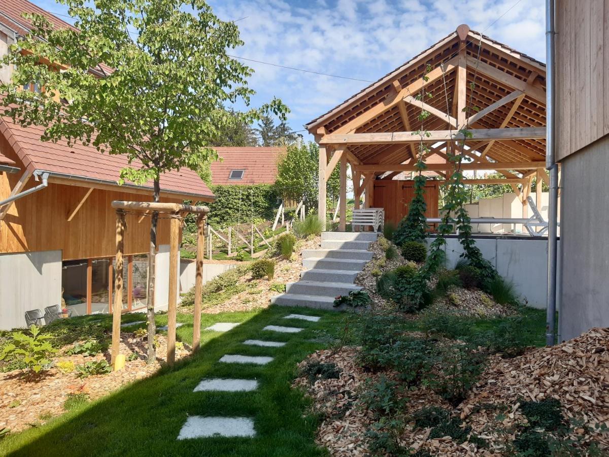 Les Granges Modernes Villa Bruebach Exterior foto